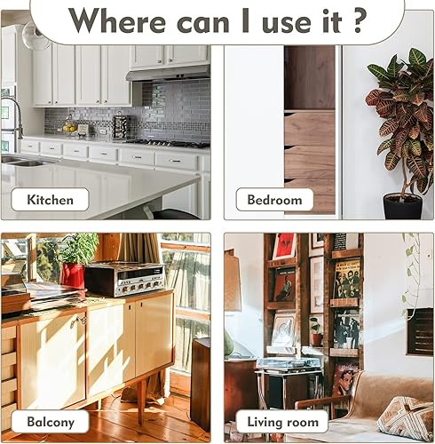 Miniatura 5 de Cajón de cierre suave, cajones deslizantes de cierre suave, bandeja extraíble de madera, cajón organizador de gabinete de cocina, estante deslizante