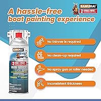 Vista 4 de SAMURAI 2-Part Spray Paint Epoxy Primer for Marine Surfacer (Primer White, Pack of 1 Can)