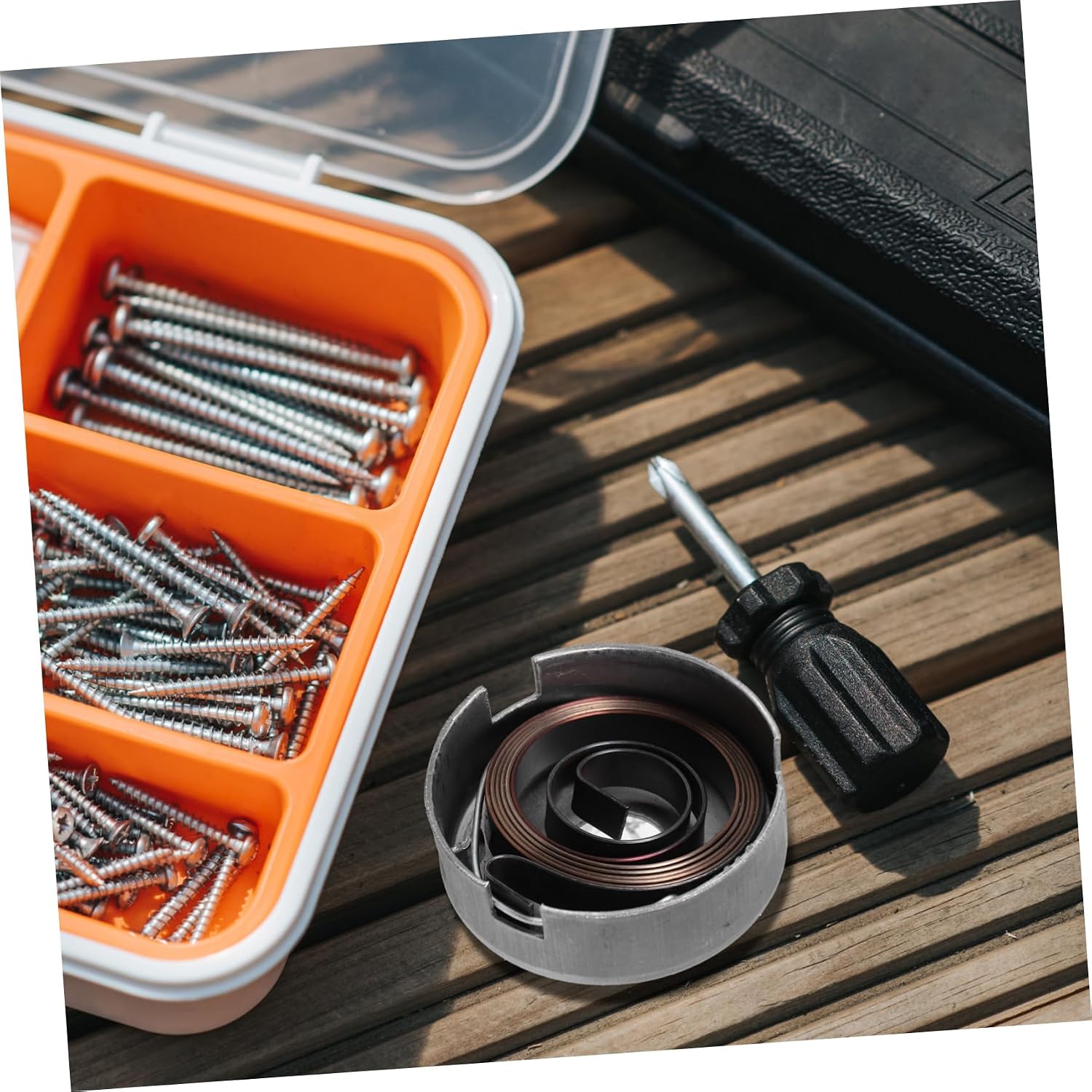 Drill Press Quill Return Spring Kit 1 Set Replacement for Coil Spindle Spring