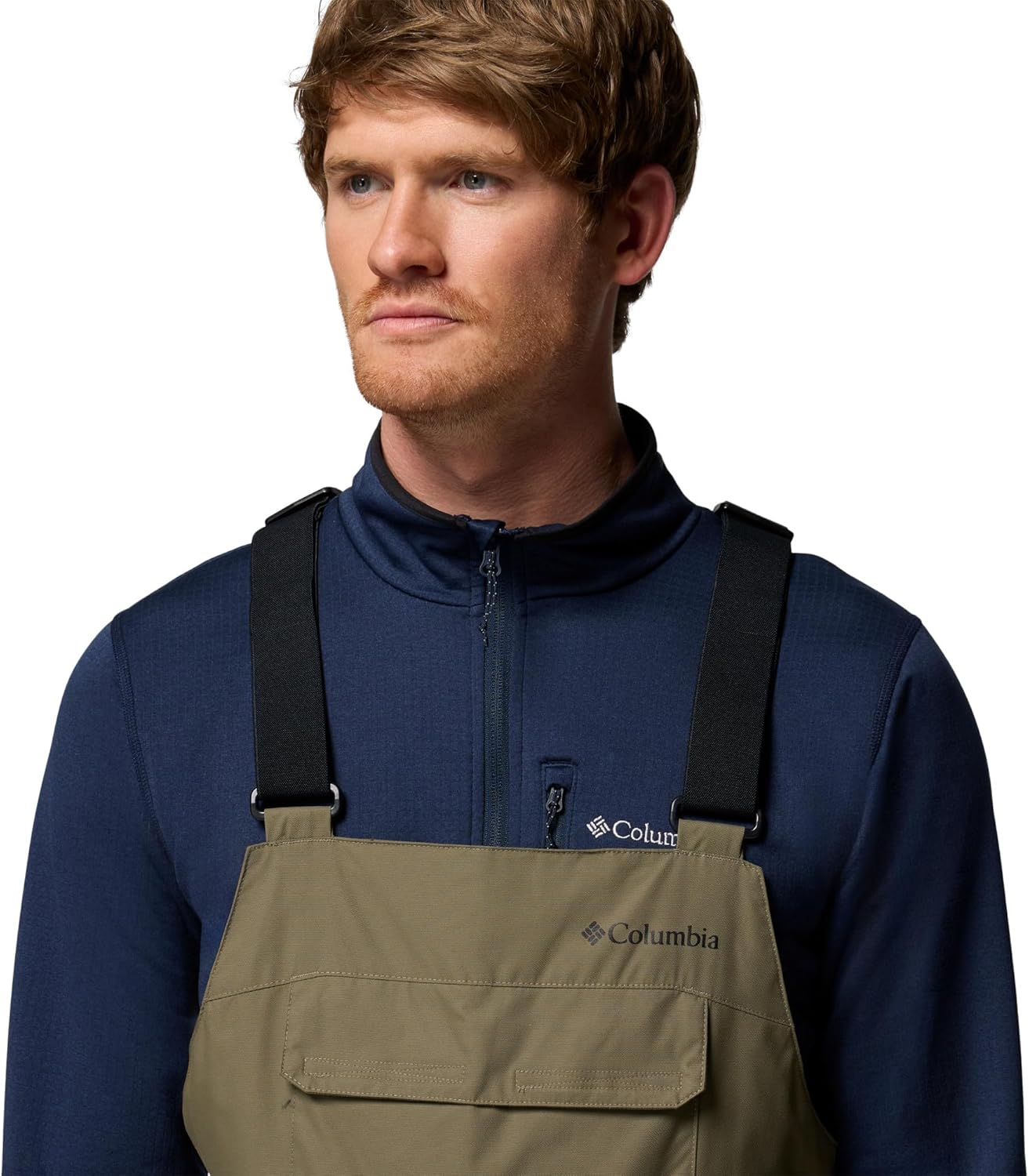 Columbia Mens Iceventure II Bib, Stone Green, X-Large Short