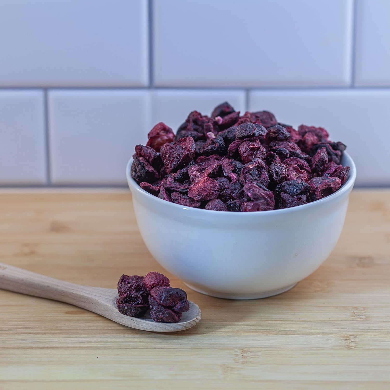 Freeze-Dried Sweet Cherries - Unsweetened, No Preservatives, Nutrient-Dense - Bulk & Multi-Pack Options by Survival Grocery® (36 oz./3 Resealable Bags)