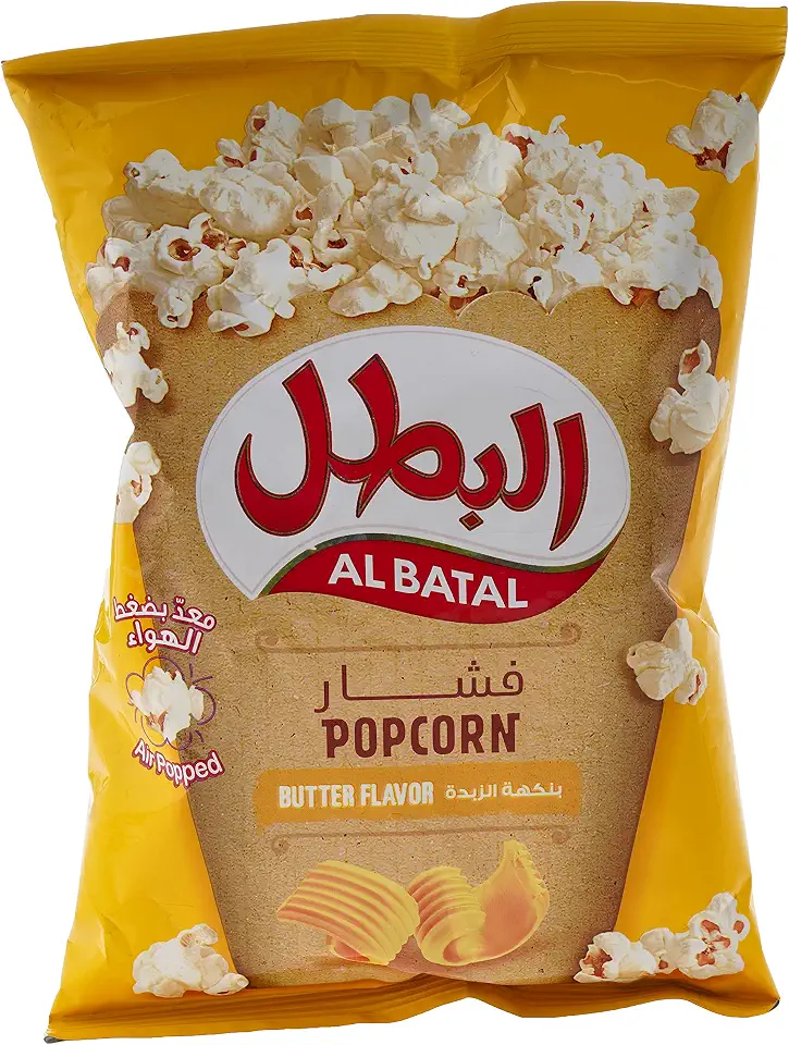 Al Batal Butter Popcorn, 23g - Pack of 1