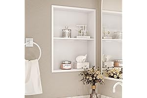Recessed Medicine Cabinet with Shelving for Ample Storage