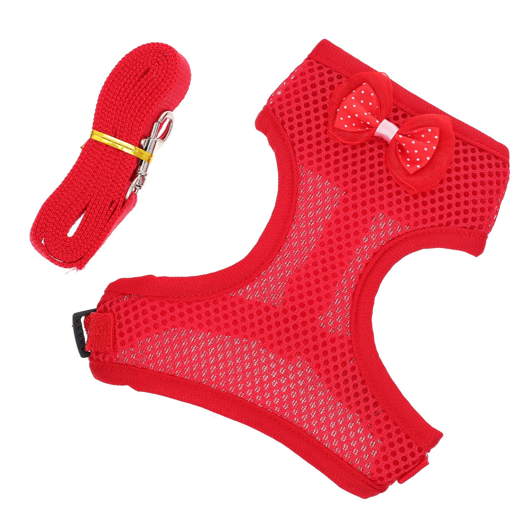 Happyyami 1Set Durable Hen Harness Leash Chicken Leash for Easy Walking Chicken Vest Rope for Outdoor Walks and Training