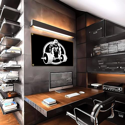 Miniatura 4 de Bandera de Nobody Cares Work Harder de 3 x 5 pies, banderas inspiradoras de fitness para el hogar, gimnasio, decoración de pared, habitación,