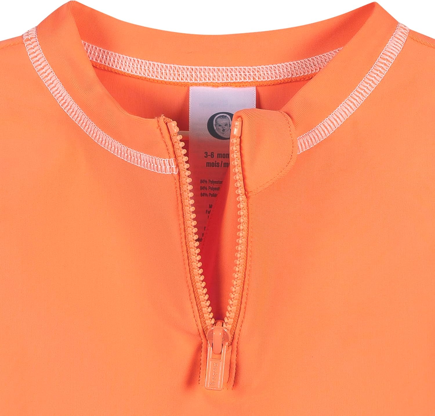 Gerber Baby Toddler Quarter Zipper Rashguard Swim Shirt