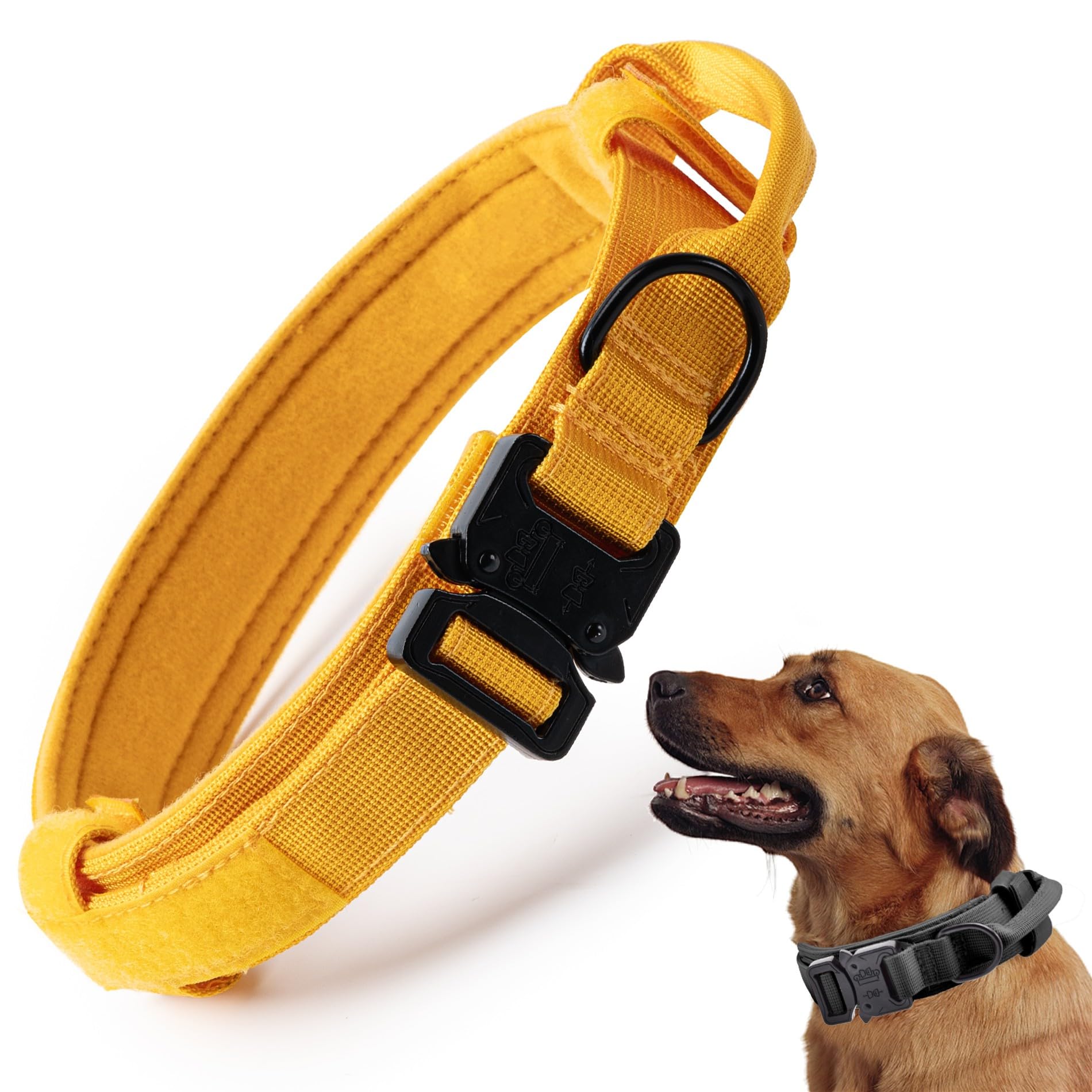 Amazon.com : Tactical Dog Collar, Adjustable Military Training Nylon ...