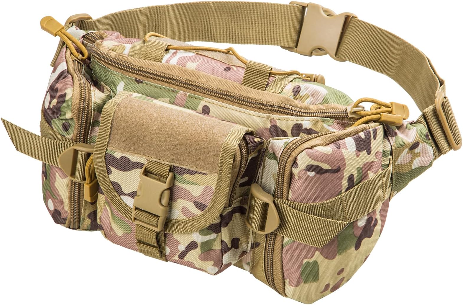 ShangyuanHunting Waist Bag, Hunt Fanny Pack for Hunting Gear Knife Deer Call Flashlight Water Bottle Wallet Phone, Backpack Pouch for Deer Dove Tree Short Mobile Hunt Trip, Hunting Gifts for Men