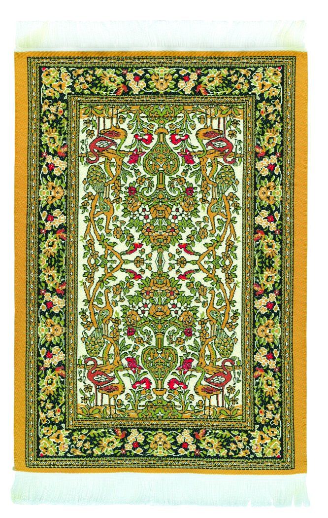 Mouse Pad - Oriental Carpet Woven Fabric Mousepad - Hereke Design
