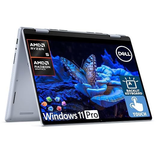 Dell Inspiron 14 2-in-1 Business Laptop Bundle