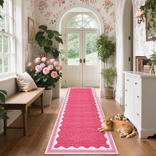 GarveeHome Scalloped Rug