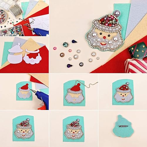 Miniatura 7 de Mega Pet Cadenas de latón con diamantes de imitación de 10 yardas, cadena de copa de garra de corte de cristal transparente de 0.118 pulgadas para