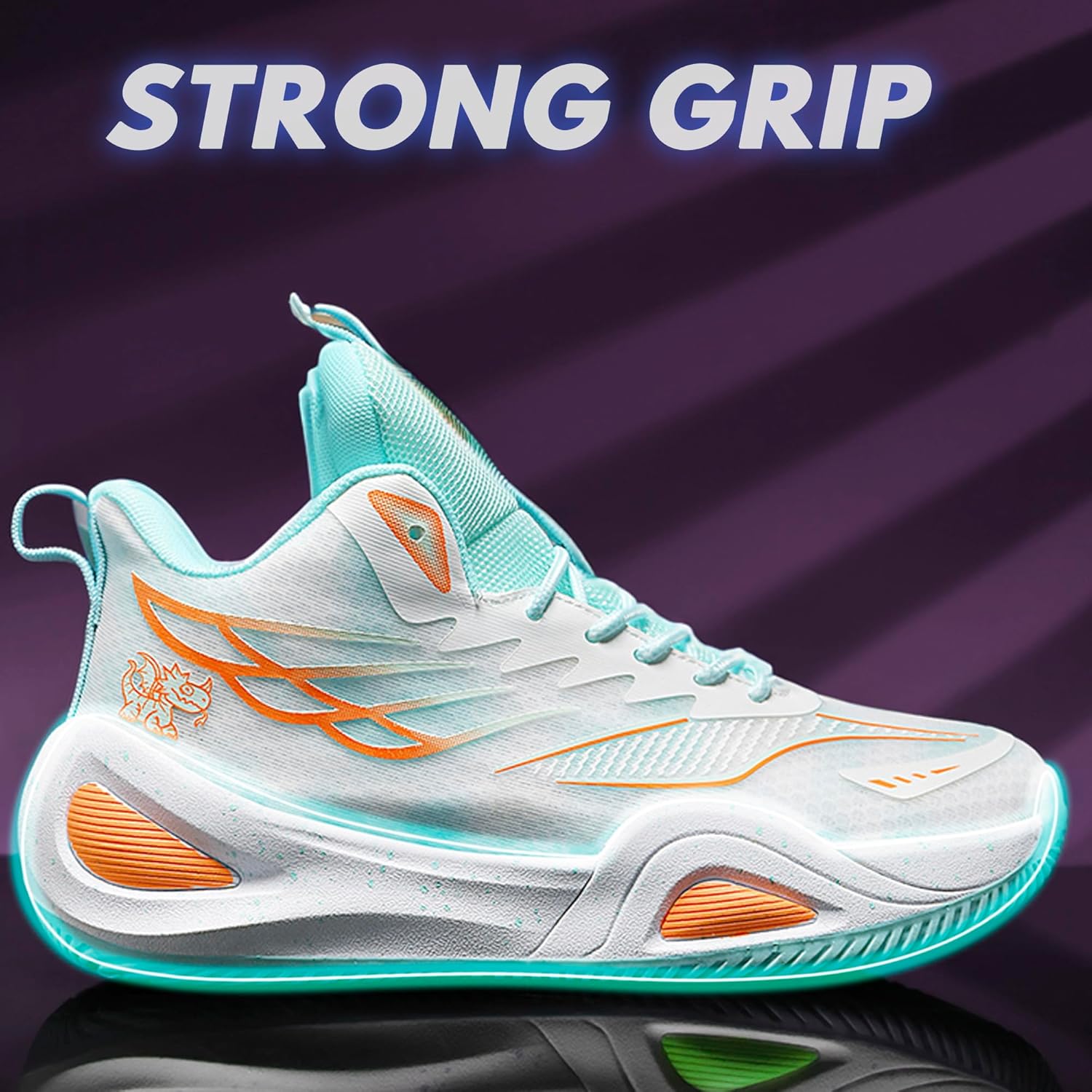 CJSPORX Women Men Basketball Shoes Breathable Men Non Slip Outdoor Fashion Unisex Sneakers - Image 5