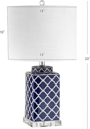 Miniatura 6 de JONATHAN Y JYL3011A Clarke - Lámpara de mesa LED Chinoiserie de 23 pulgadas, contemporánea, transicional, mesita de noche, lámpara para dormitorio,