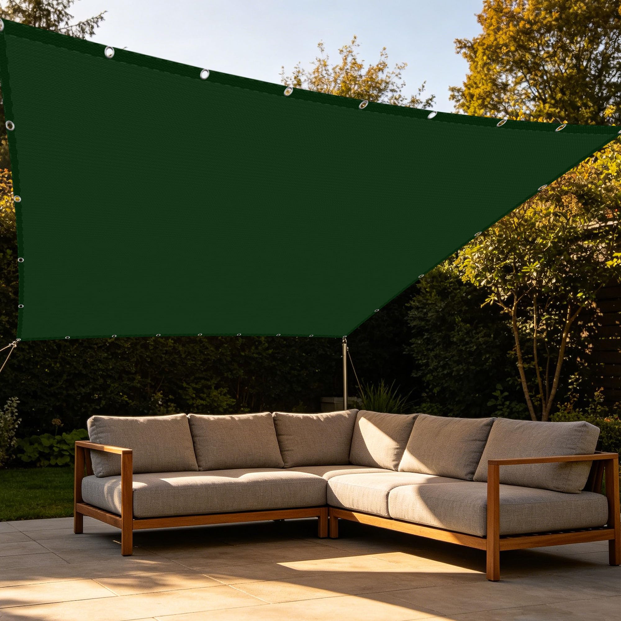 Voile d'ombrage imperméable et antidéchirure grand format extérieur