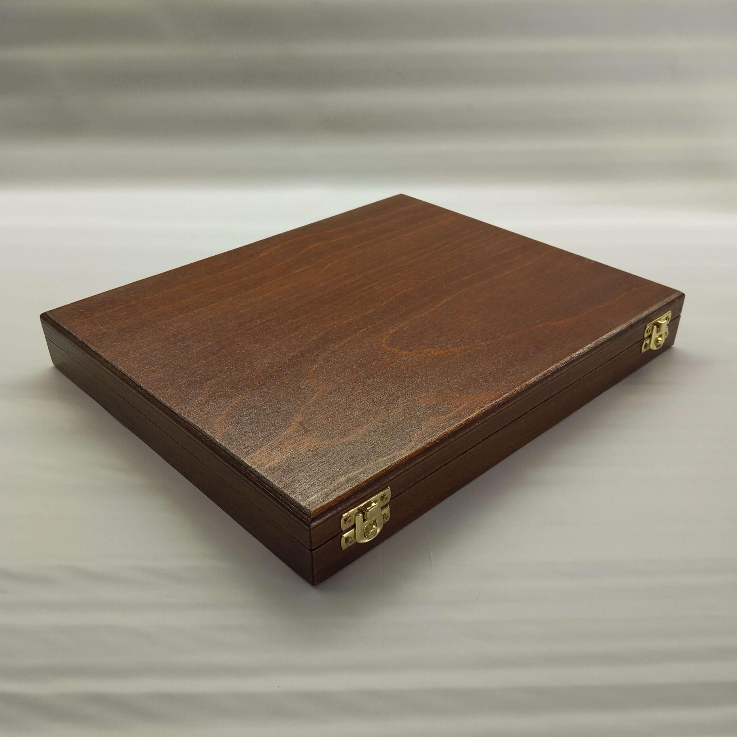 Coffret numismatique Artisanal 30 Compartiments, pièces et médailles jusqu'à 40 mm, Bois Massif et Velours, Fait Main en Italie, numéroté