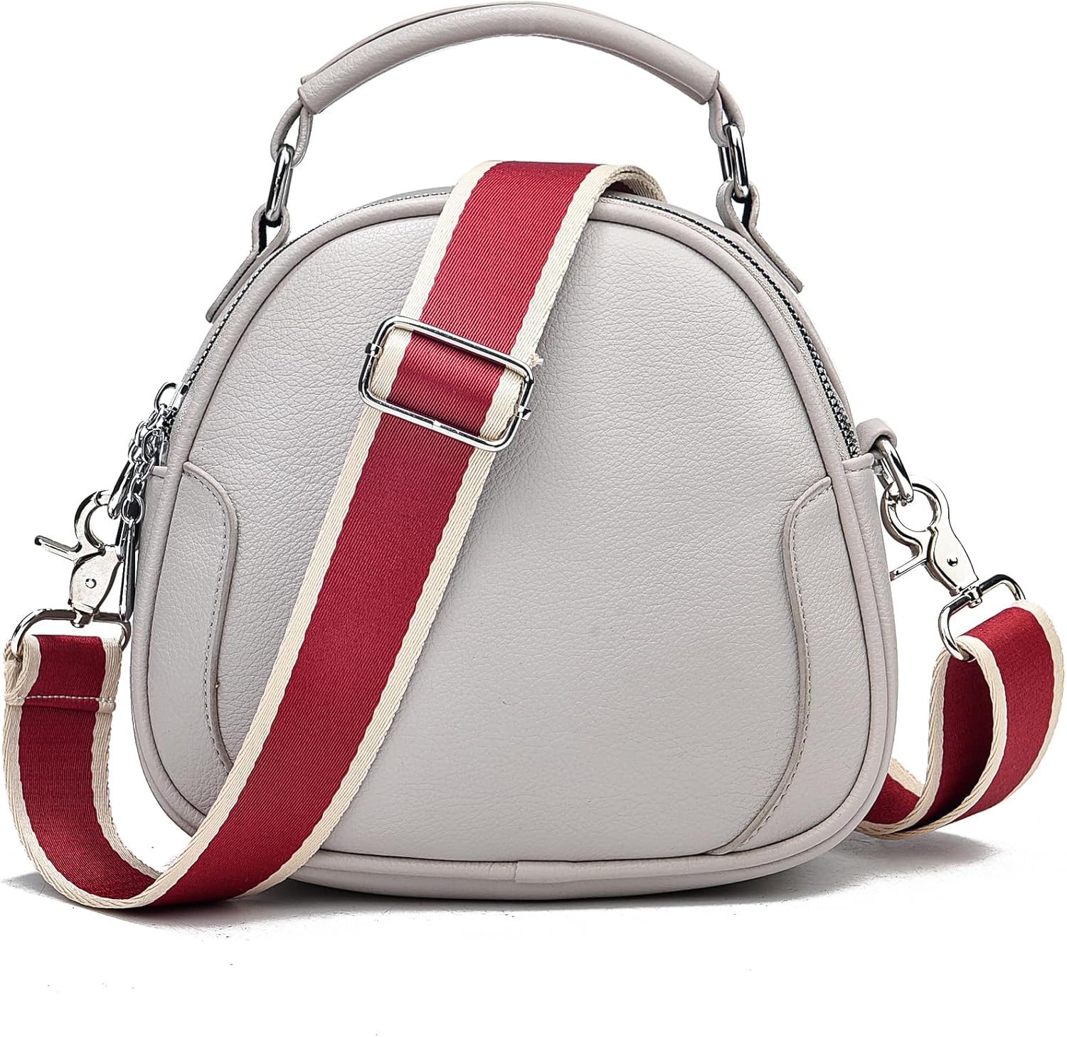 Wide Purse Strap Adjustable Replacement Crossbody Bag Strap Silver Hardware Shoulder Straps image 4