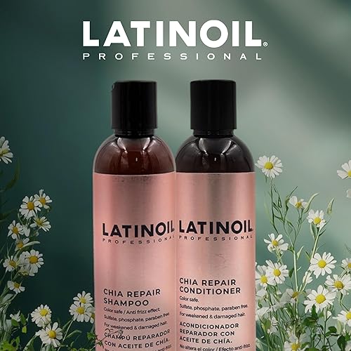 Miniatura 7 de Chia Seeds - Champú y acondicionador reparador para el cabello, sin sulfatos ni parabenos, producto de tratamiento natural muy rico, espesa el