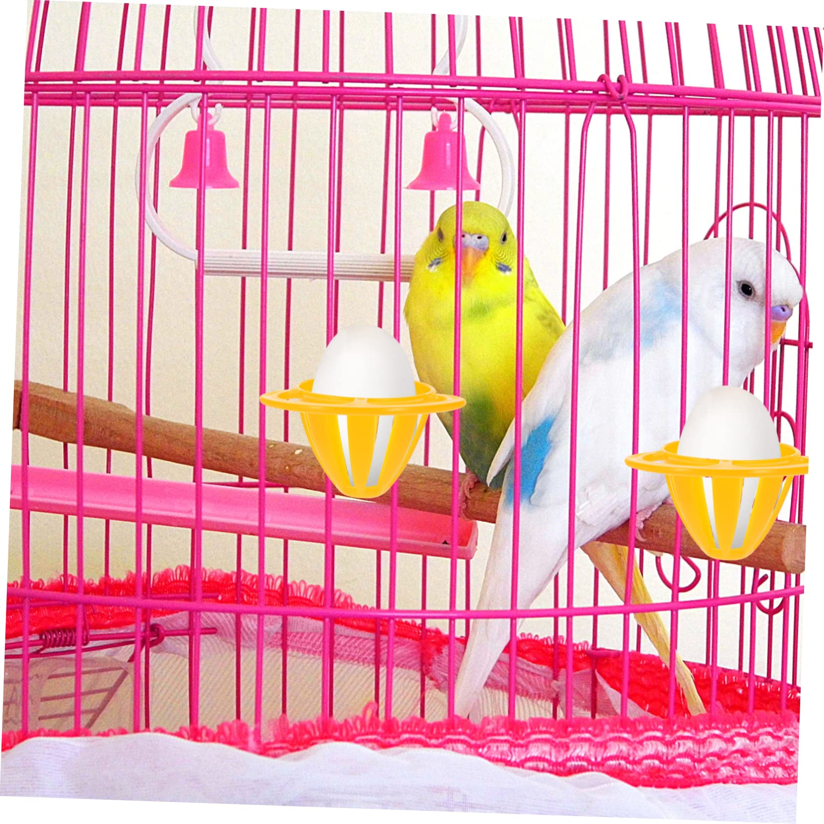 Vasca Da Bagno Per Uccelli Trasparente In Acrilico - Per Pappagalli E Piccoli Uccelli 16x14x9.3cm