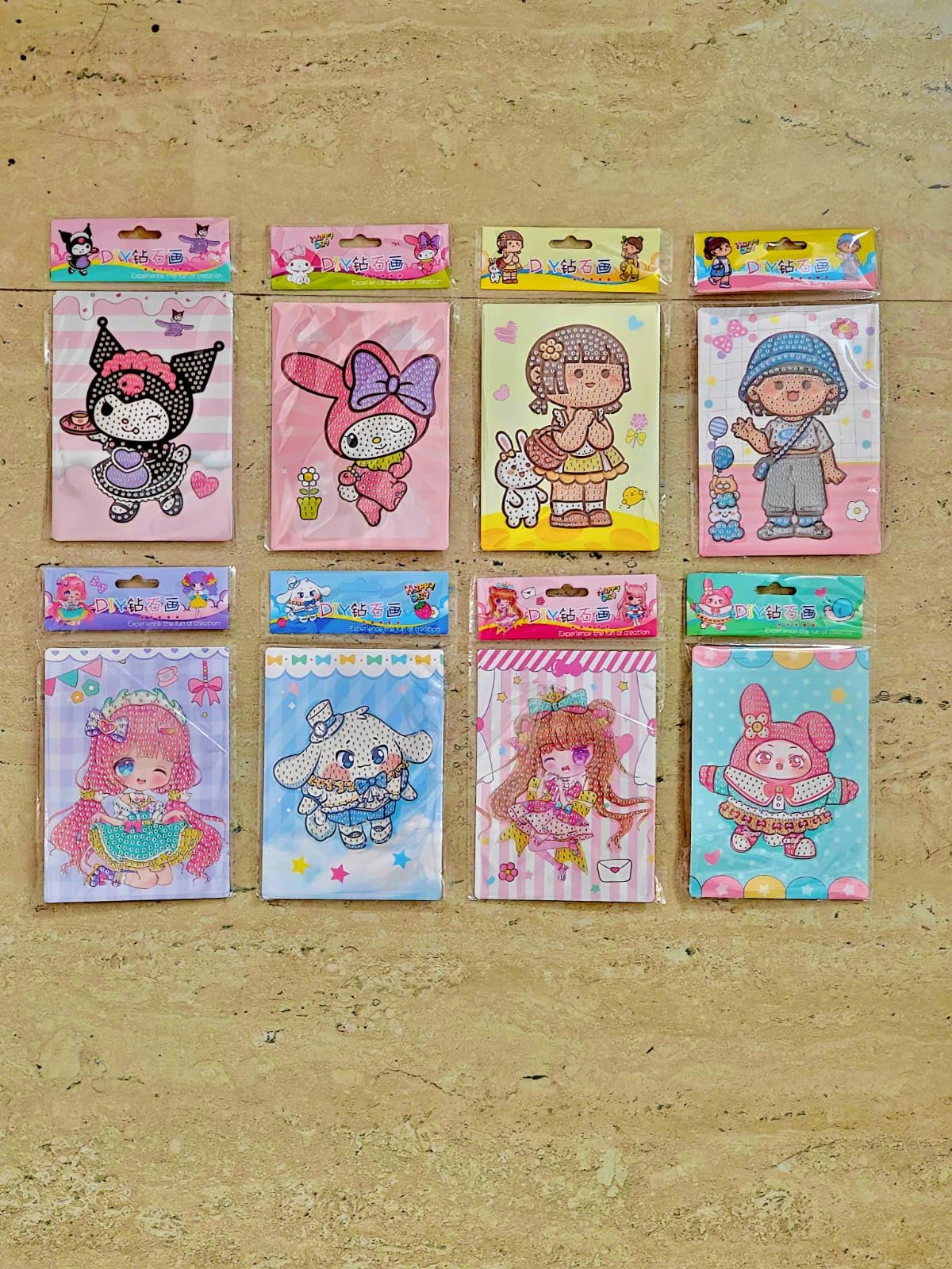 MarketMax Assorted Cartoon Theme DIY Diamond Art Kit, Children's Gem Painting Craft Set. Ideal Birthday Return Gifts (Pack of 1) (Random Design)-picture-22