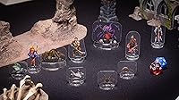 Vista 5 de Arcknight - Figuras temáticas en miniatura planas de plástico: para juego de Calabozos y Dragones 5e, Pathfinder y otros juegos de Rol, 62 figuras