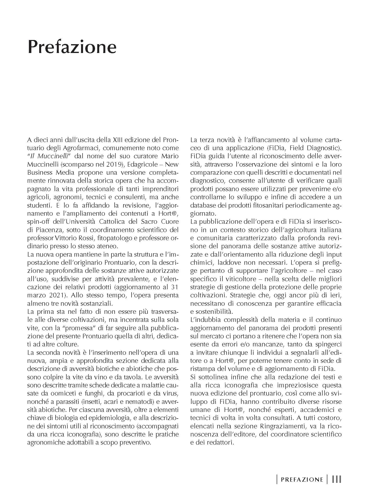 Le avversità e il prontuario dei prodotti fitosanitari. Vite. Il nuovo Muccinelli. Con app