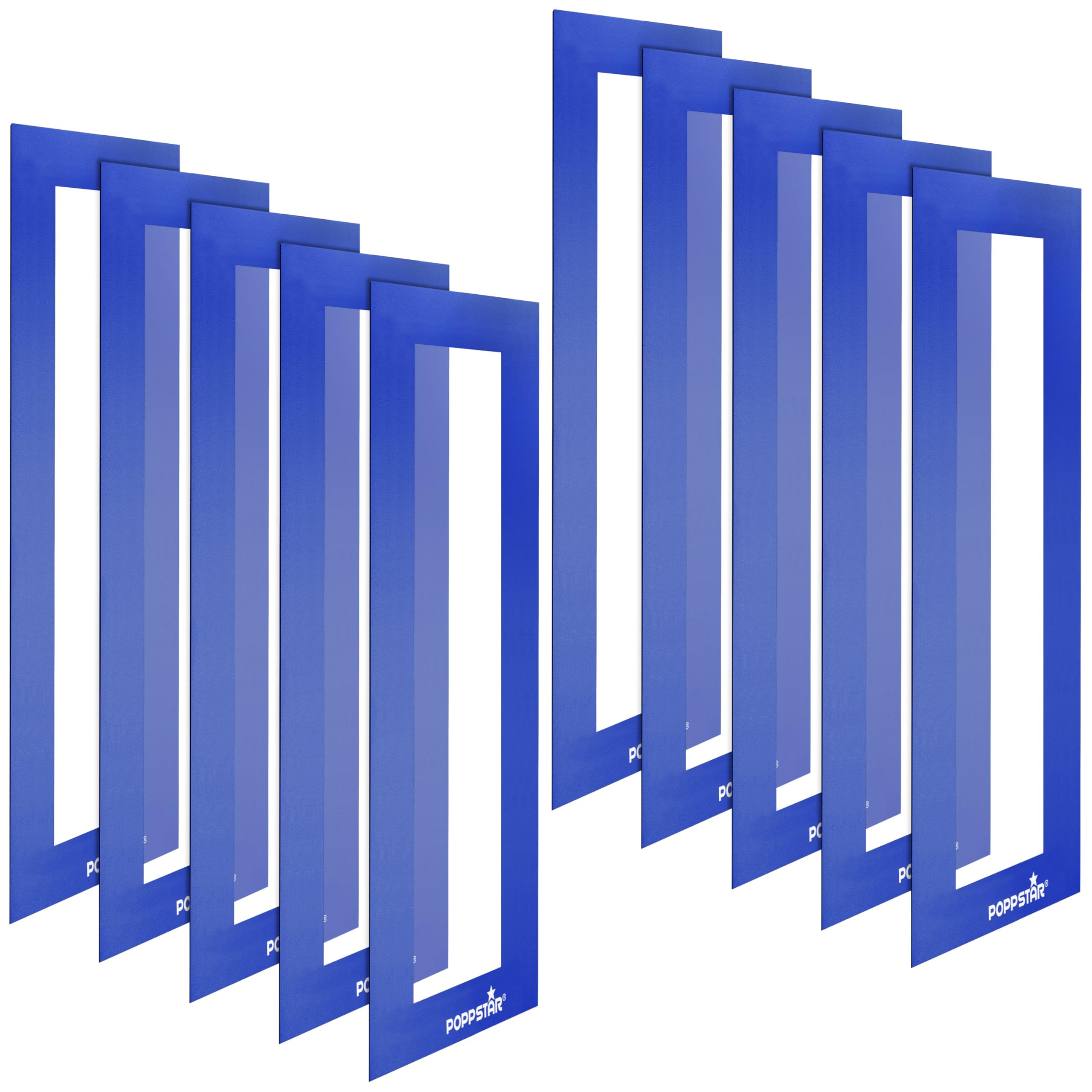 POPPSTAR Magnetic Frame with Magnetic Closure, Blue, Pack of 10