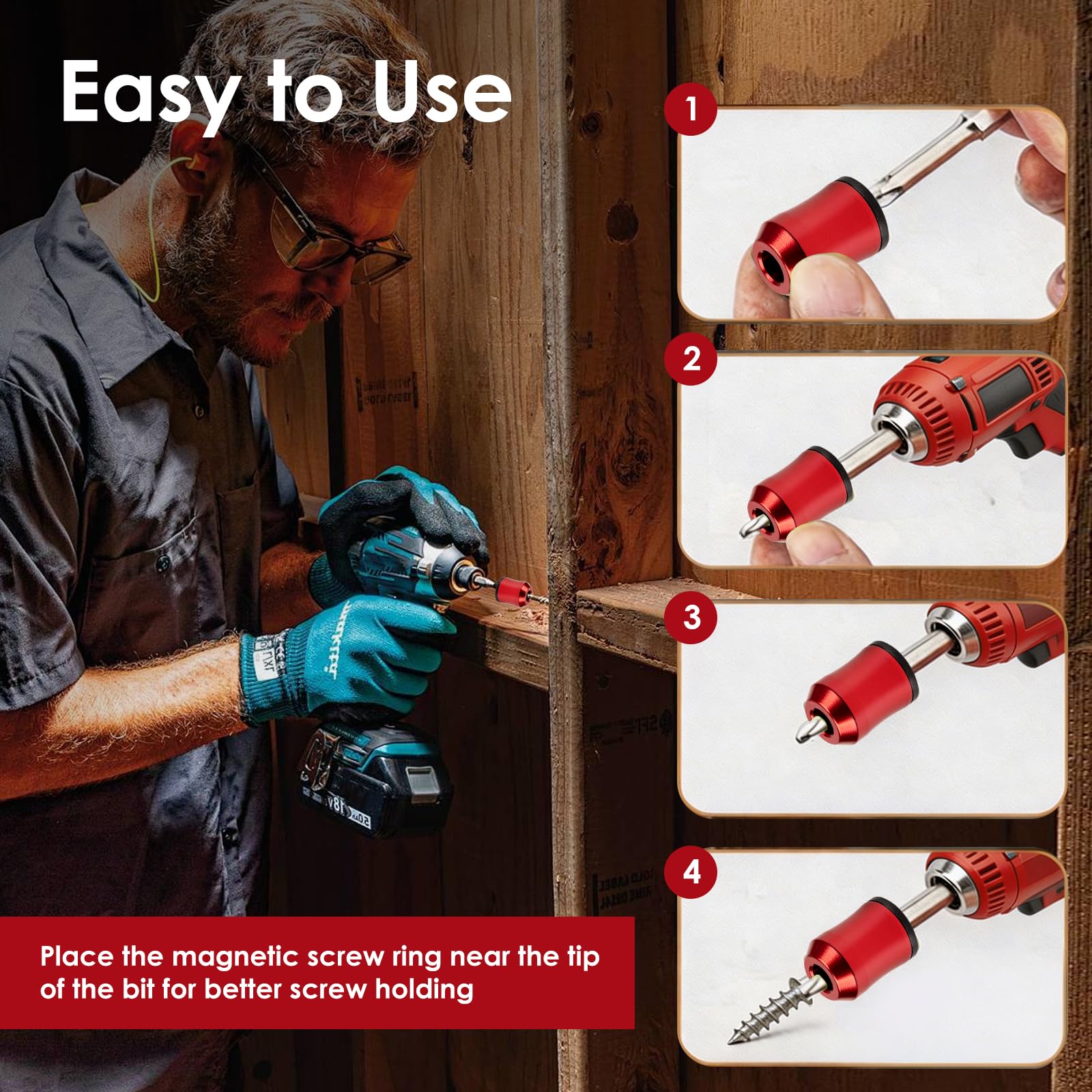 Magnetic Screw Rings - Secure Your Screws! -5 Magnetic Screw Rings - Secure Your Screws! -5
