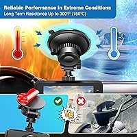 Vista 4 de Almohadillas adhesivas de doble cara para montaje de cámara de salpicadero, fabricadas con 3M VHB, paquete de 4 cintas adhesivas redondas