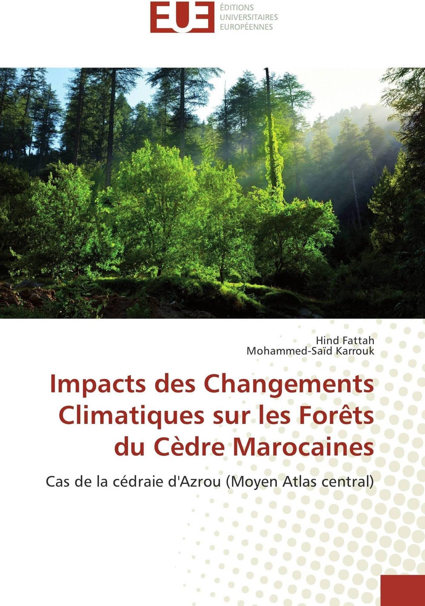 Impacts des Changements Climatiques sur les Forêts du Cèdre Marocaines: Cas de la cédraie d'Azrou (Moyen Atlas central)
