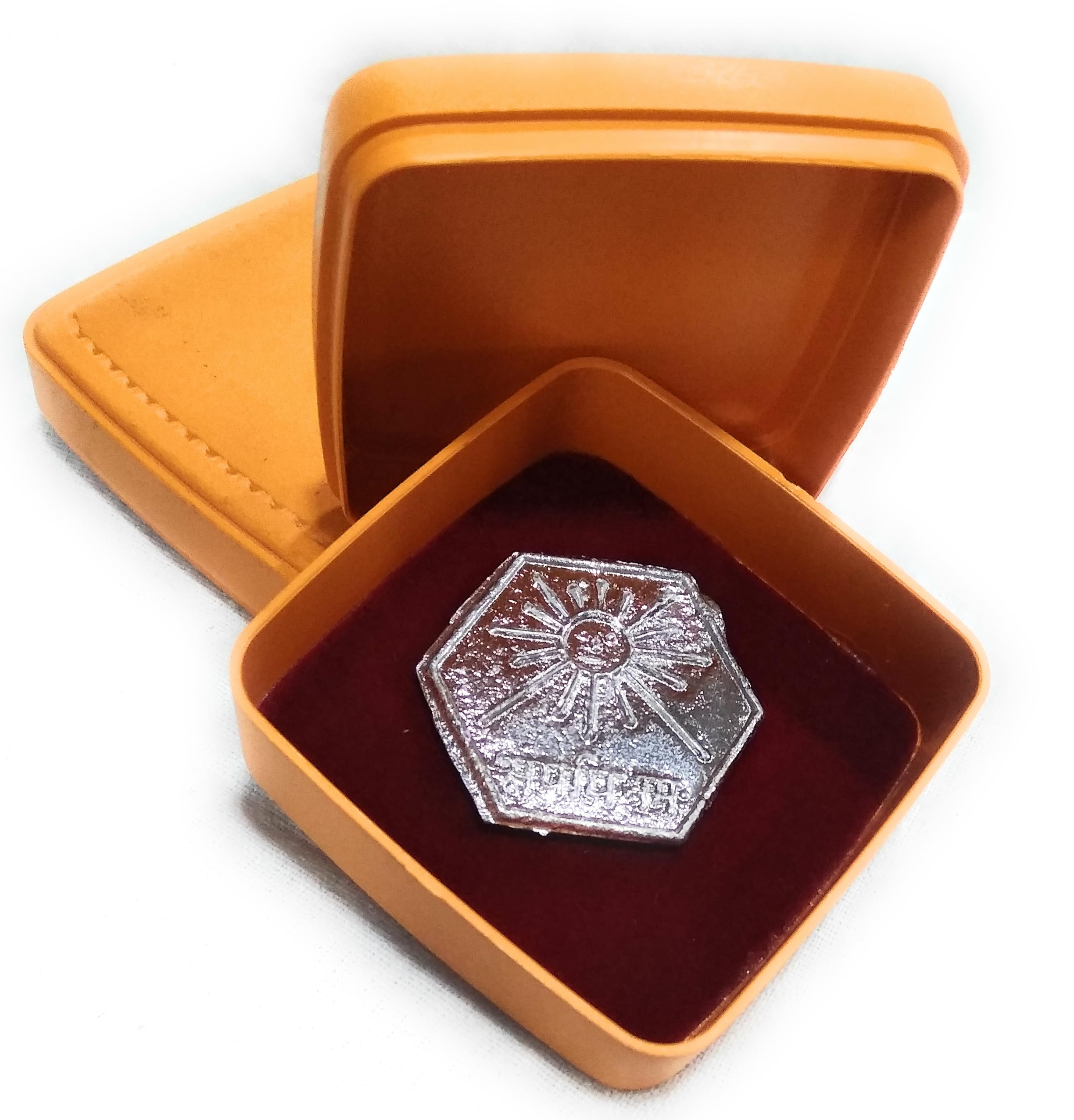 Surya Ranga Remedy/Lal Kitab Remedy Lead Figurines for Surya Dosh Shanti Yantra for Floating in Water – Jal Mein Pravahit Karne Ke Liye (1 Pcs. Coin)