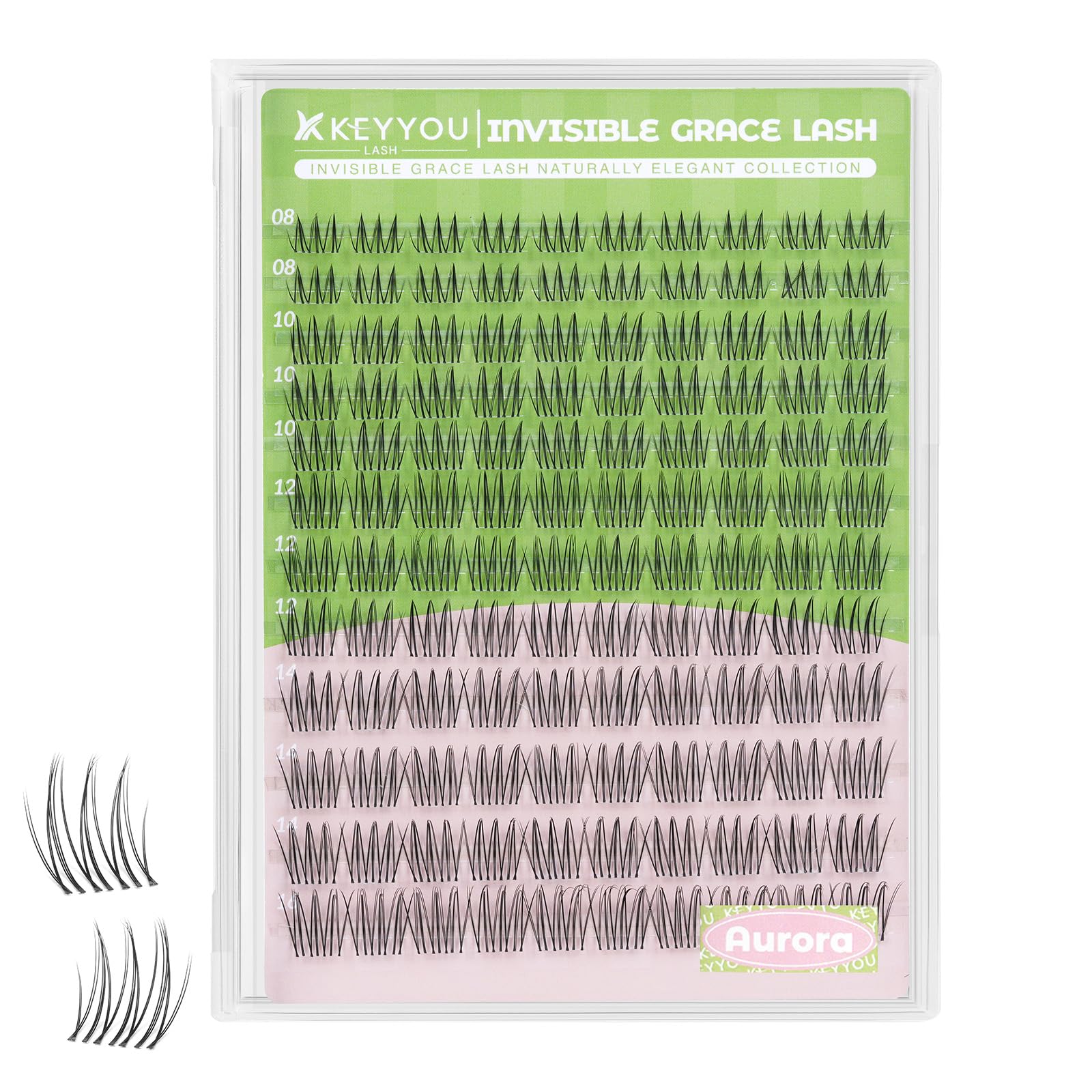 KEYYOU Aurora Lash Clusters