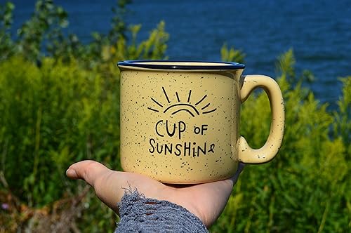 Miniatura 3 de Cup Of Sunshine - Taza de café de cerámica para fogata – Taza de regalo de fogata para campista feliz – Mochilero al aire libre Mountain Camper