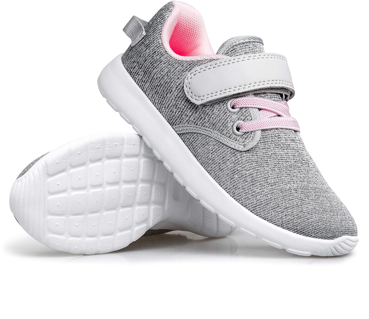 TOEDNNQI Boys Girls Sneakers Kids Lightweight Breathable Strap Athletic Running Shoes for Toddler/Little Kid/Big Kid