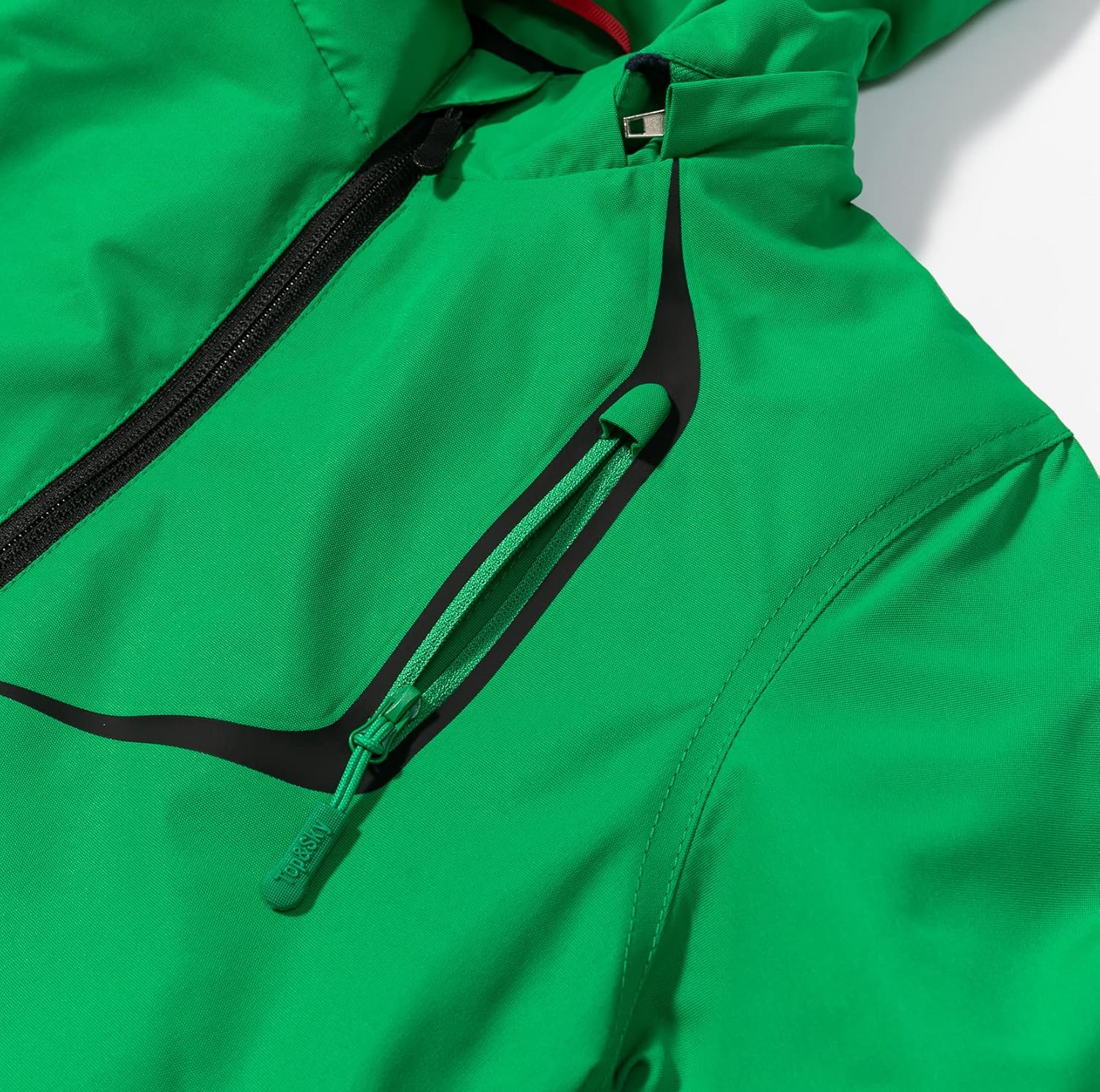 LOKTARC Boys Girls Rain Jacket Kids Lightweight Waterproof Hooded Raincoats Windbreakers - Image 6