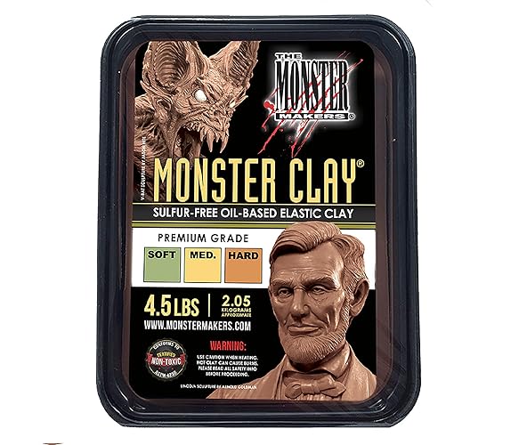 Monster Clay Premium Grade Modeling Clay (4.5lb)