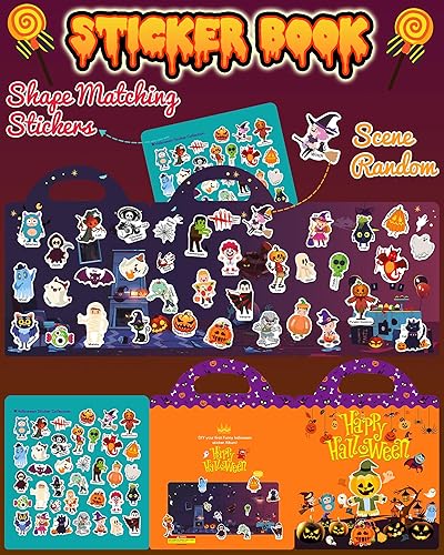 Miniatura 2 de Benresive - Libros de calcomanías reutilizables para niños de 2-4, libros de calcomanías para niños pequeños 1-3 y 2-4, juguetes de viaje,