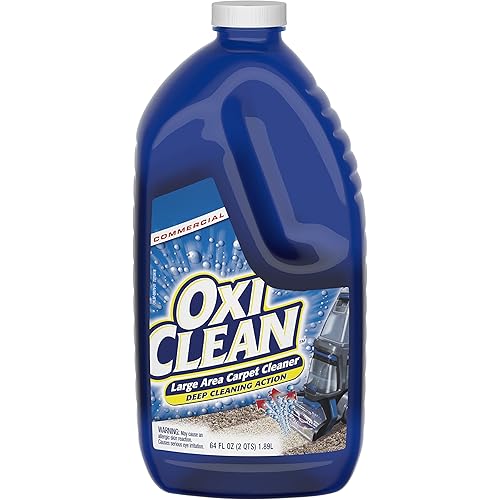 OxiClean 57037-00079 Large Area Carpet Cleaner, 64 fl. oz., (Pack of 4)
