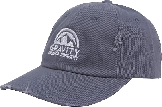 Gravity Outdoor Co. Distressed Adjustable Baseball Cap