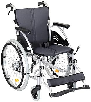 Amazon | テイコブ 車いす標準型(自走式) WHS07-GY | 幸和製作所