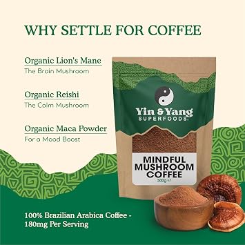 Mushroom Coffee 500g | Lion's Mane & Reishi | 100 Servings
