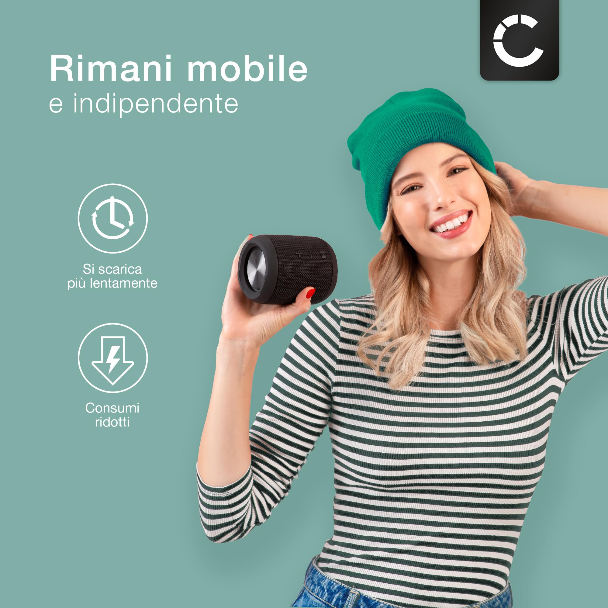 CELLONIC, Batteria per altoparlante compatibile con JBL Charge 3, Charge 3 Stealth Edition (6000mAh, 3.7V) Batteria di Ricambio GSP1029102A - Version 1