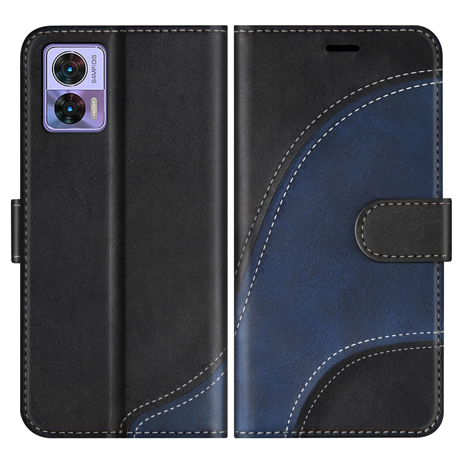 Compatibile con Motorola Edge 30 Neo Cover Libro con Disegni