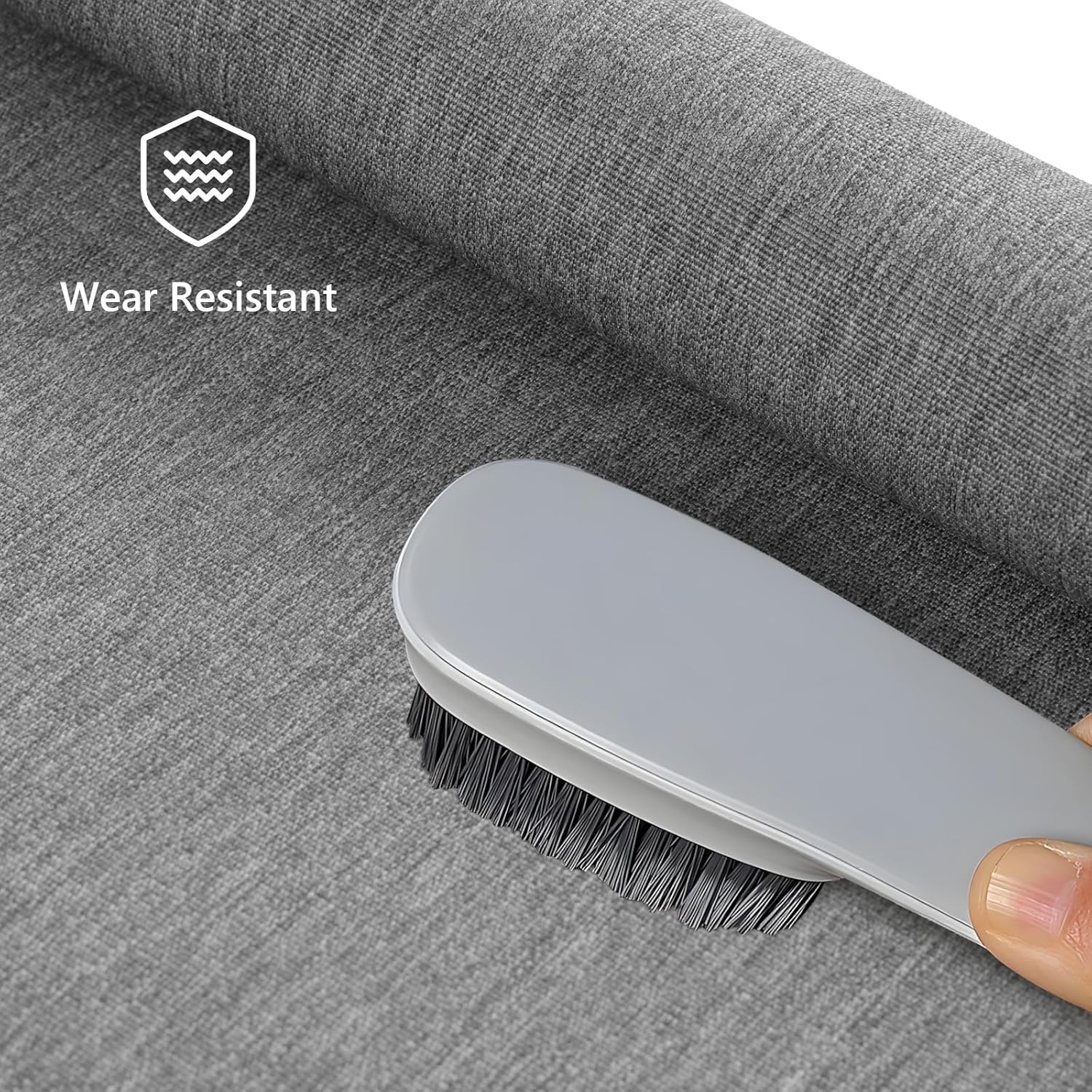 Waterproof Canvas Fabric by The Yard, 58inch 600D Upholstery Fabric Polyester Material Outdoor Water Resistant Material for Sewing Chair Patio Cushion Bag Sofa Seat Repair, 5 Yard Flaxen Grey