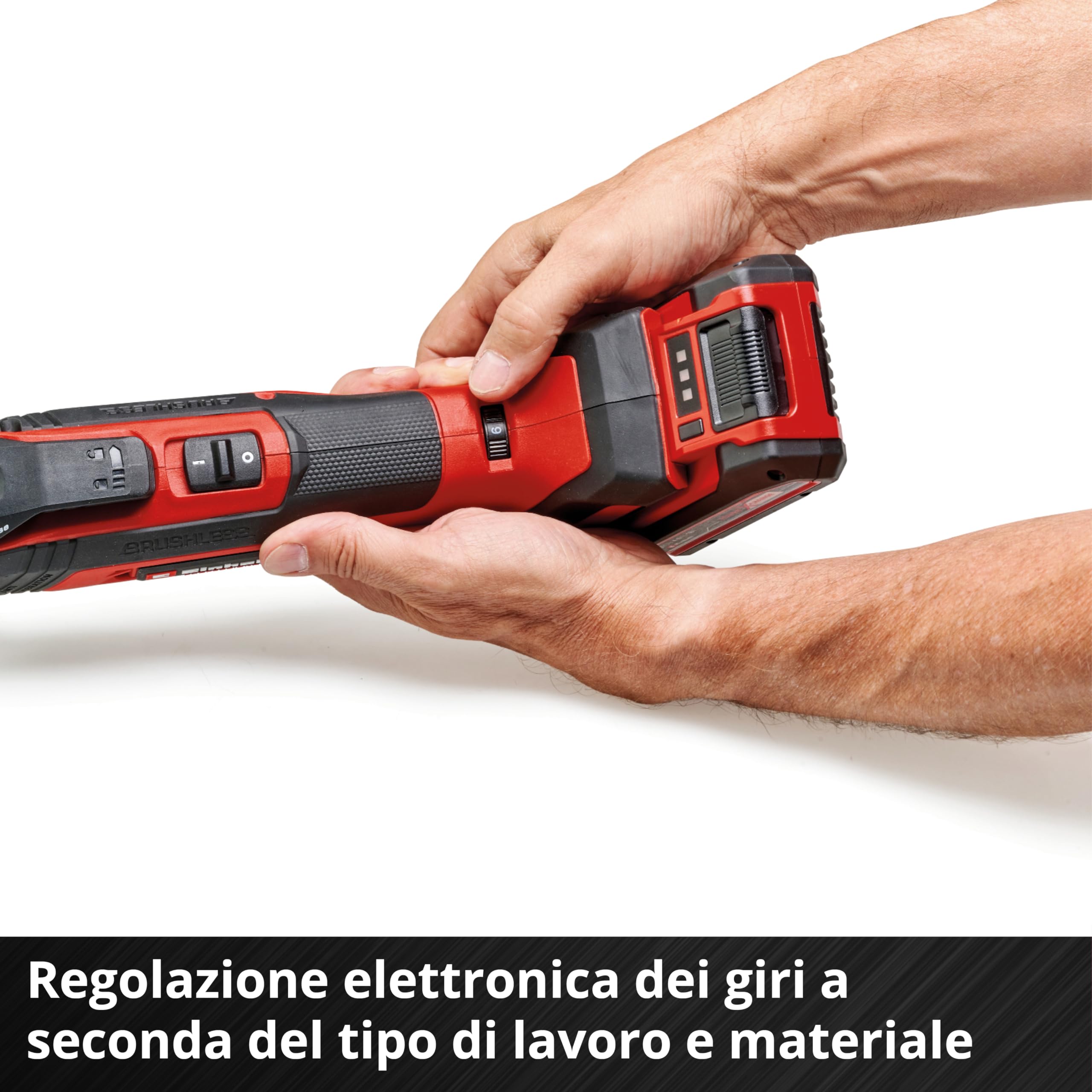 Einhell Professional utensile multifunzione TP-MG 18 Li BL-Solo Power X-Change (18 V, 3 funzioni, mandrino magnetico, accessorio incluso, batteria esclusa)