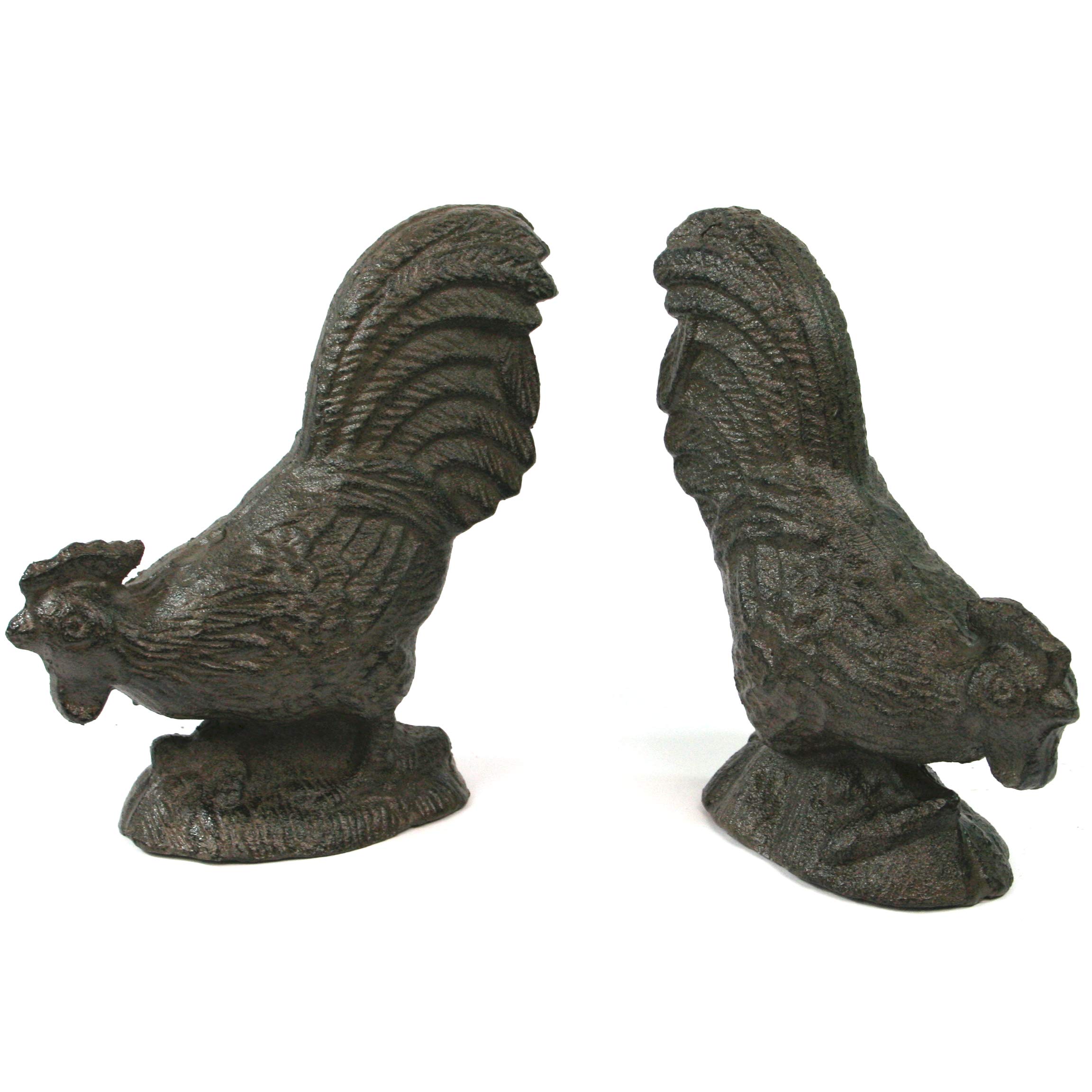 Antique style Cast Iron Bookends. A set of 2 animals playing. Perfect for an dog lover or rabbit lover and a book lover alike. (Pack of 2) Also available in a cat design (Chicken)