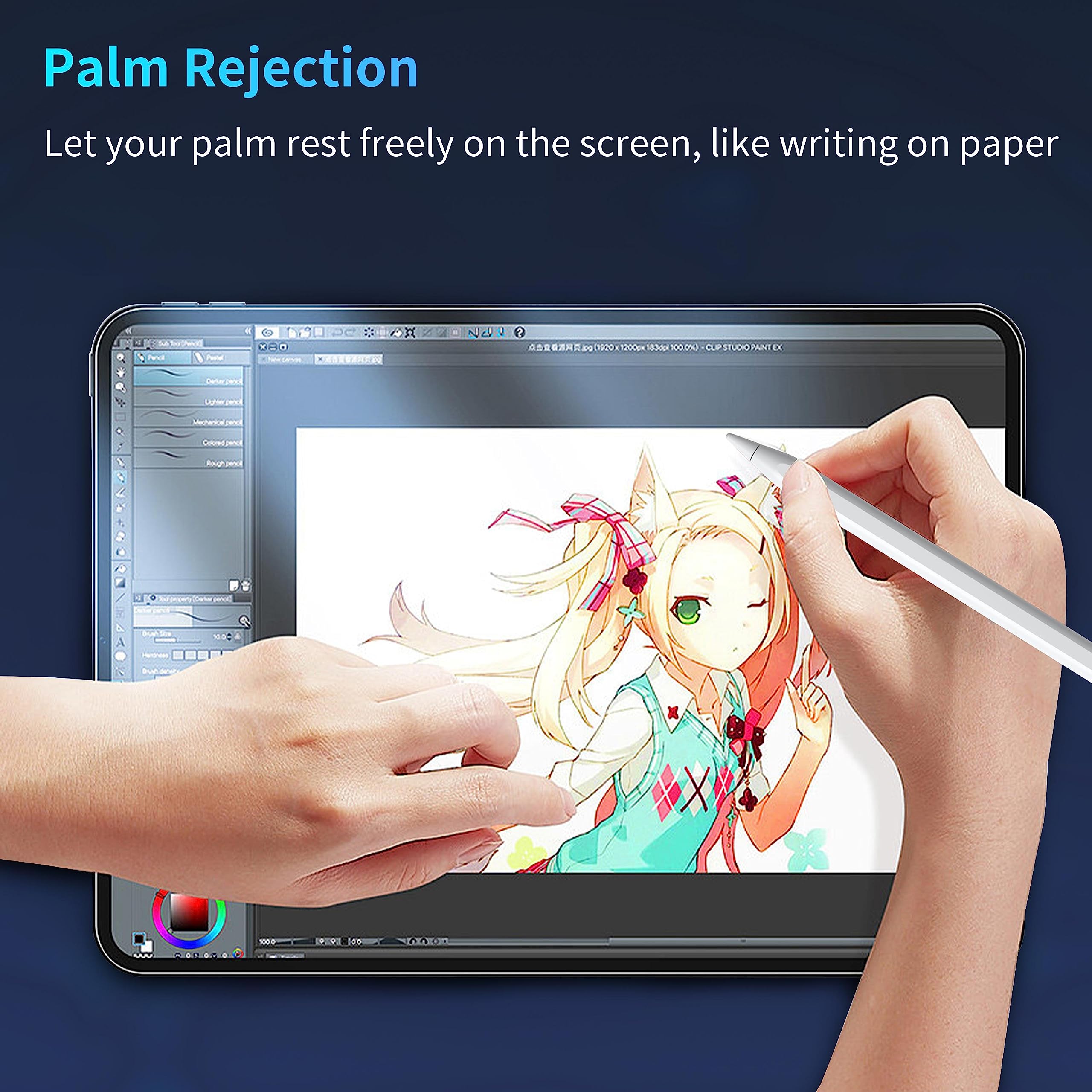 iPad Pencil 2ª geração com carregamento magnético sem fio, iPencil