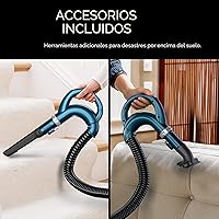 Vista 6 de Aspiradora vertical de Shark, Navigator con cepillo autolimpiable elevable, filtro HEPA, dirección giratoria, herramienta para tapicería