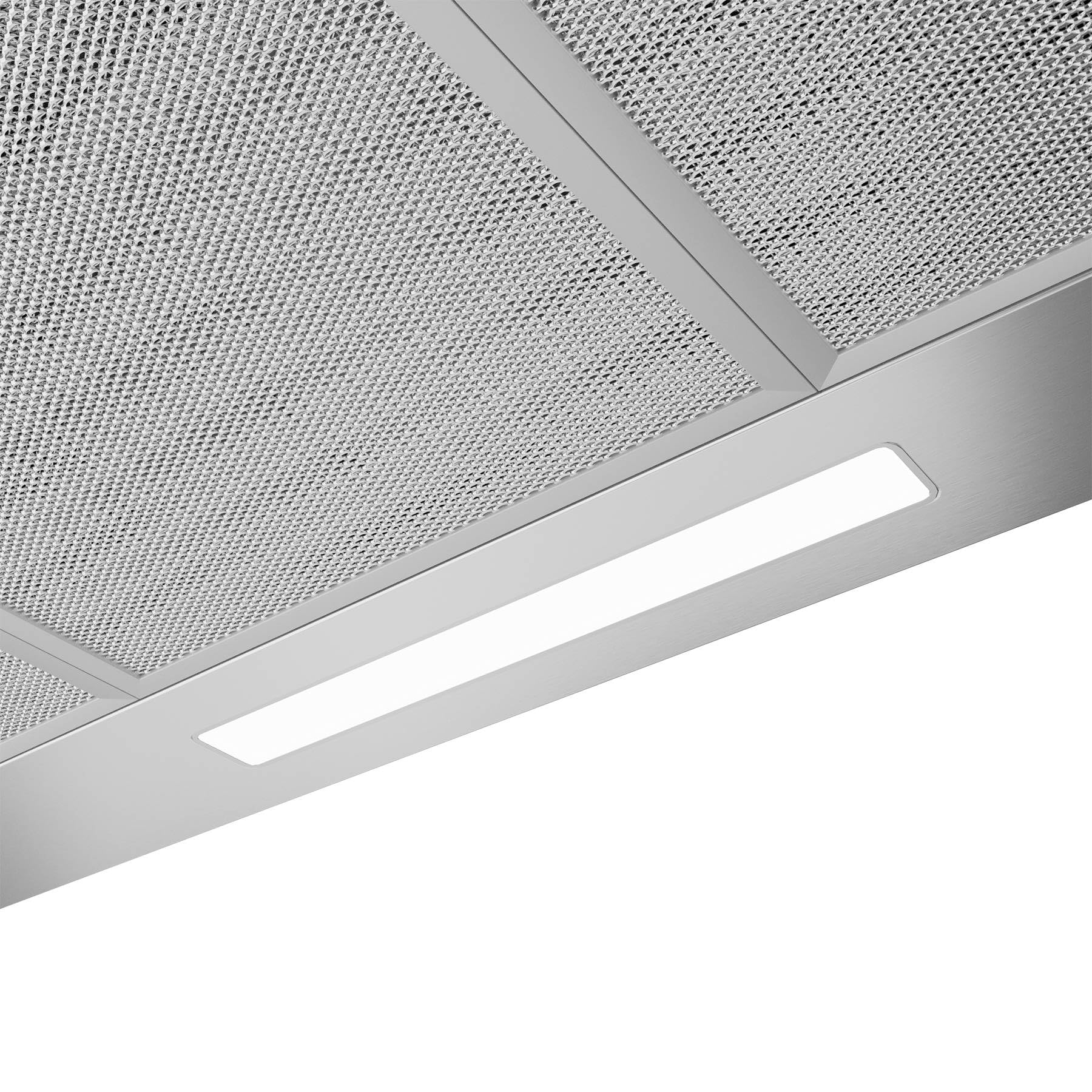 CIARRA ASS9201 Hotte Aspirante 90 cm Classe A++ - 370m³/h - Filtres à Charbon INCLUS - Recyclage ou Evacuation - Cheminée Extensible - Inox