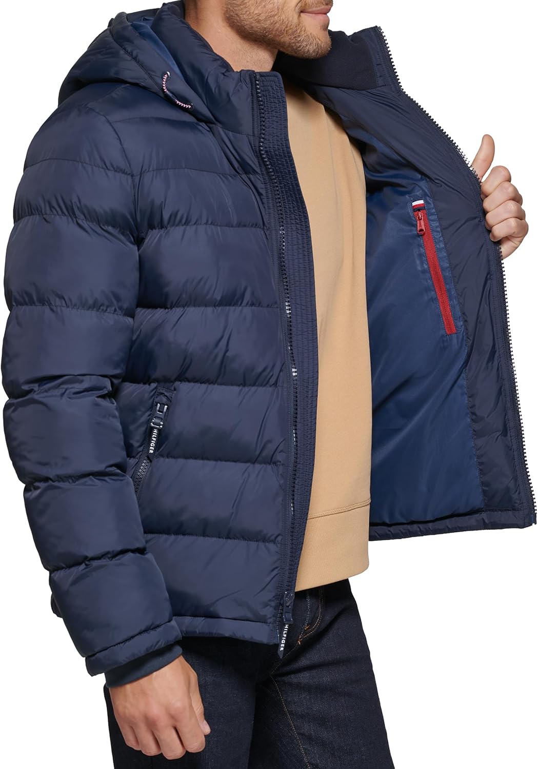 Tommy Hilfiger mens Hooded Puffer Jacket (Standard and Big & Tall) - Image 5